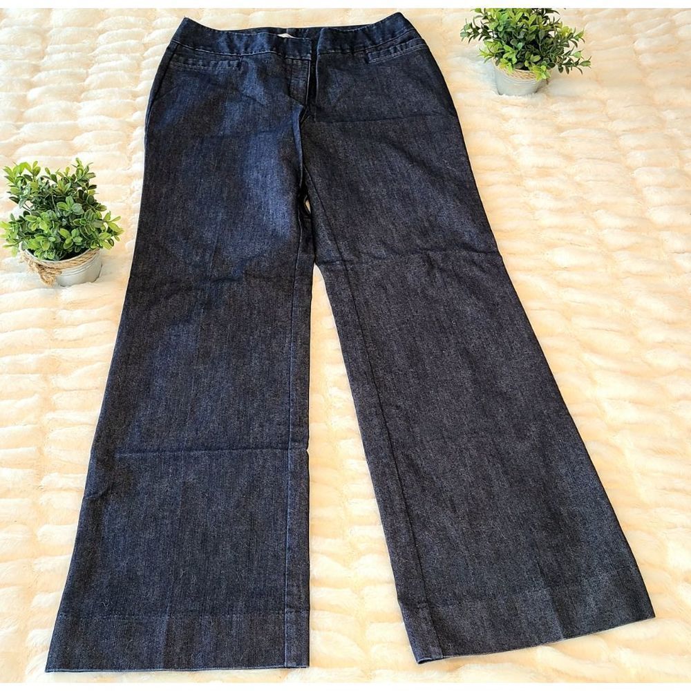 Halogen Indigo Wide Leg Jeans